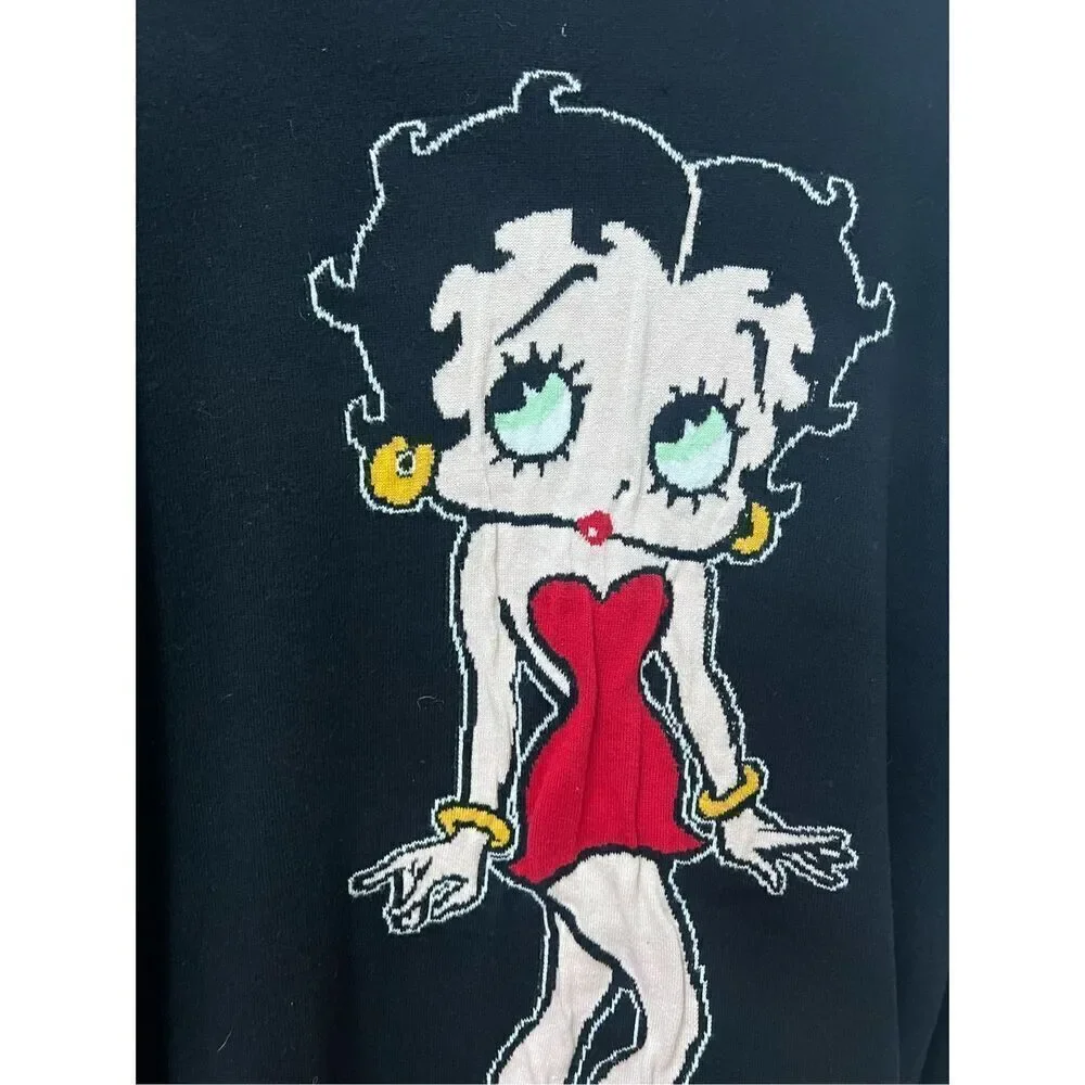 Dolls kill x betty boop oversized sweater